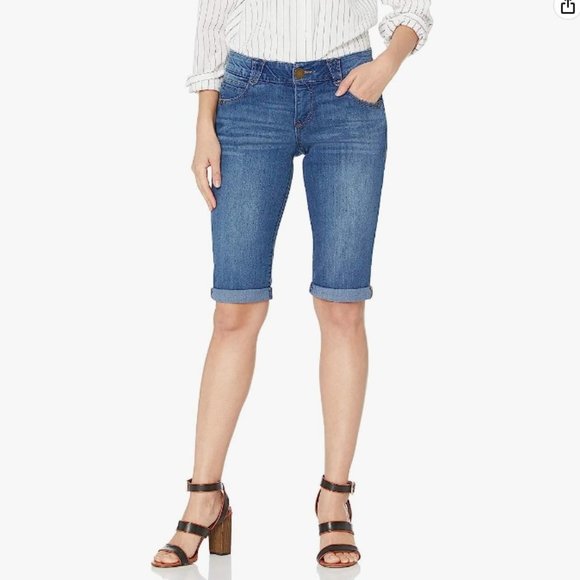 Democracy Womens Women's Ab Solution Bermuda Short Jeans - Picture 1 of 10